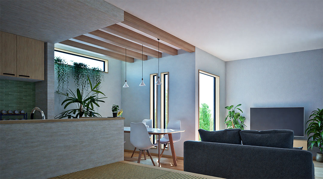 アルチェ柏6号地参考プラン9枚目│ダイニング昼