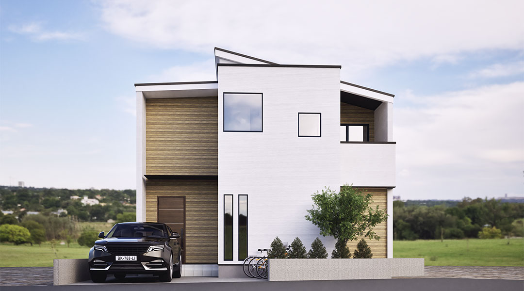 アルチェ柏6号地参考プラン11枚目│外観昼