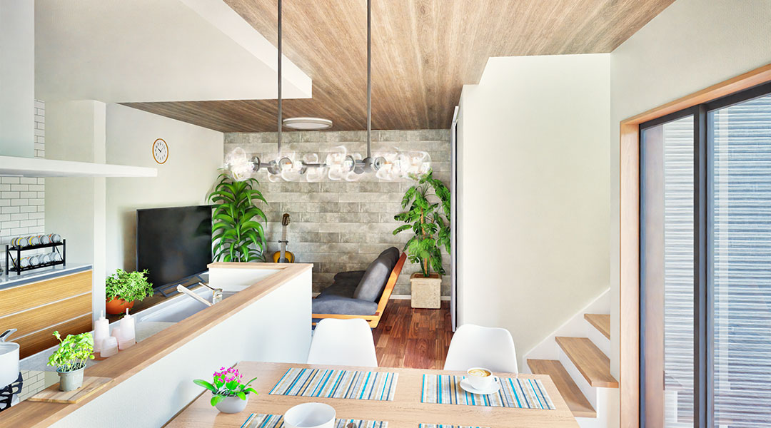 アルチェ柏6号地参考プラン1枚目│ダイニング昼