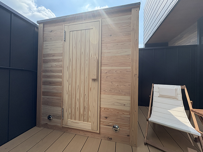 ロッジ型サウナ 外観